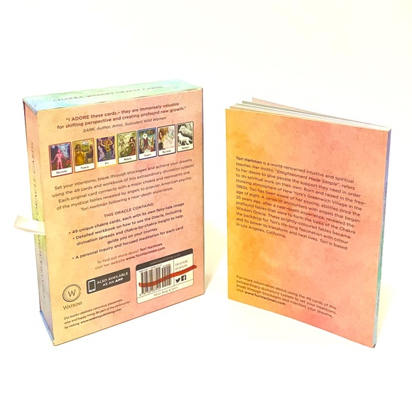 NWOT Chakra Wisdom Oracle Cards with GuideBook by Tori Hartman - Picture 2 of 4